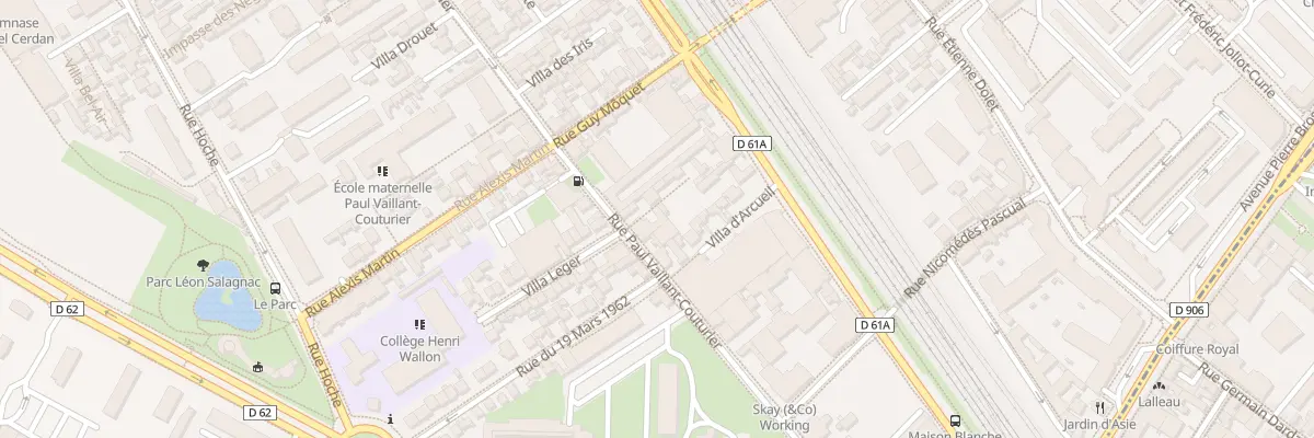 Plan du 54 Rue P Vaillant Couturier à Malakoff