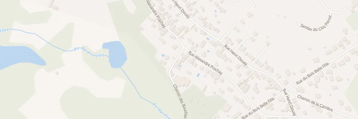Plan du 51B Rue Alexandre Prachay à Presles