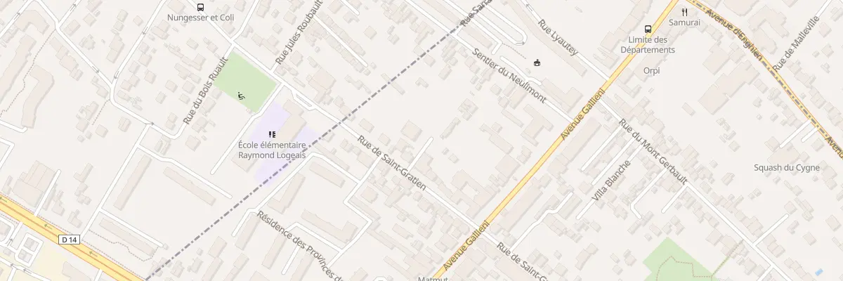 Plan du 126 Rue de Saint-Gratien à Épinay-sur-Seine