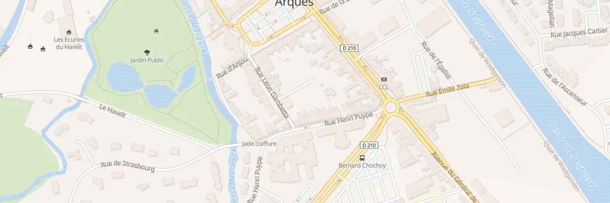 Plan du 32 Rue Henri Puype à Arques