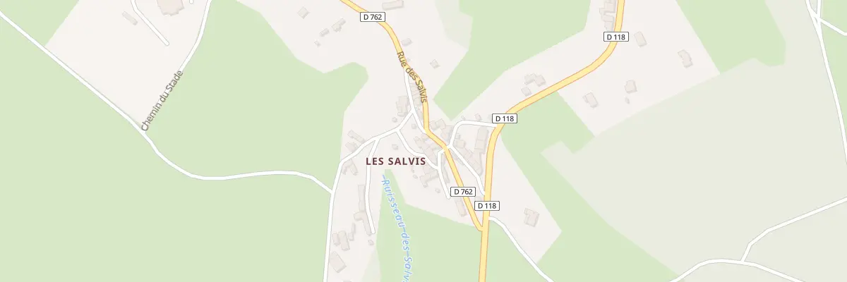 Plan du 108 Les Salvis aux Martys