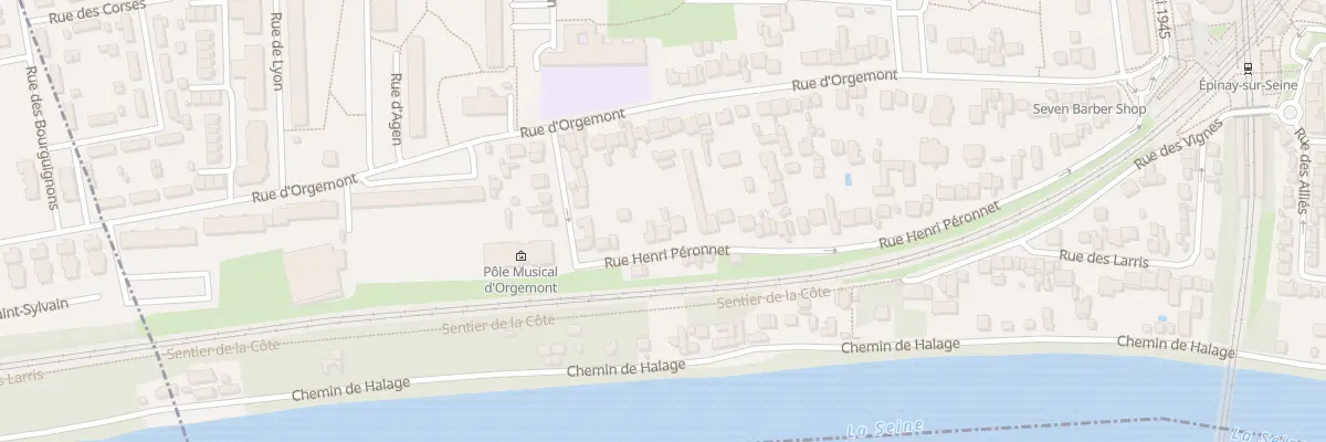 Plan du 80 Rue Henri Peronnet à Épinay-sur-Seine
