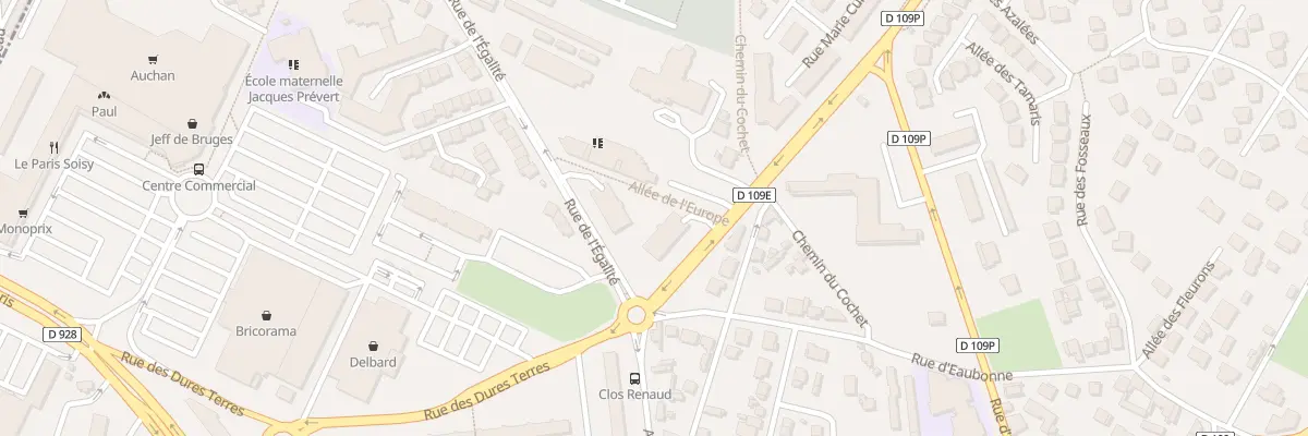 Plan du 1 Rue du Jardin Renard à Soisy-sous-Montmorency