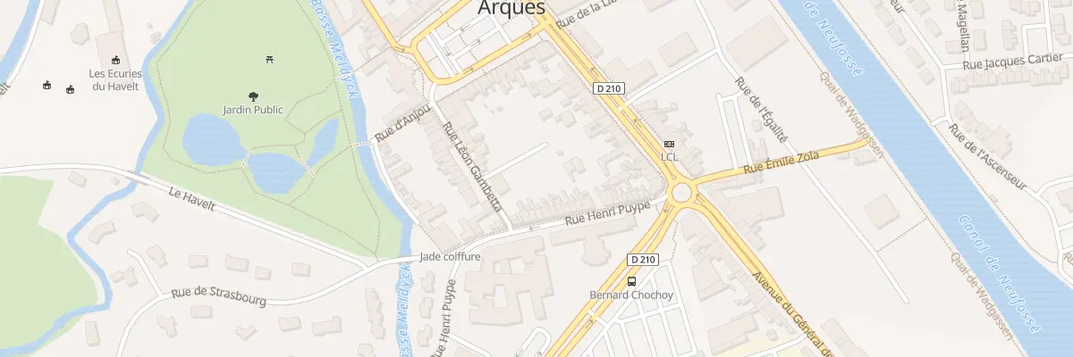 Plan du 30 Rue Henri Puype à Arques