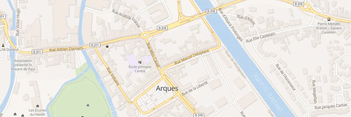Plan du 7 Rue Marcel Delaplace à Arques