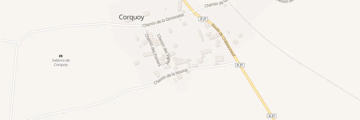 Plan du 7 Che de la Nourat à Corquoy