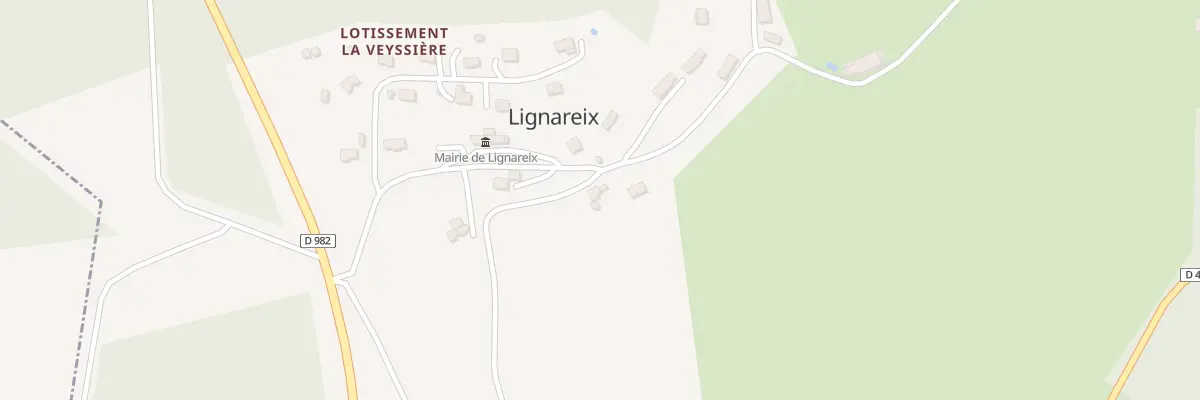 Plan du 5115 Le Bourg à Lignareix