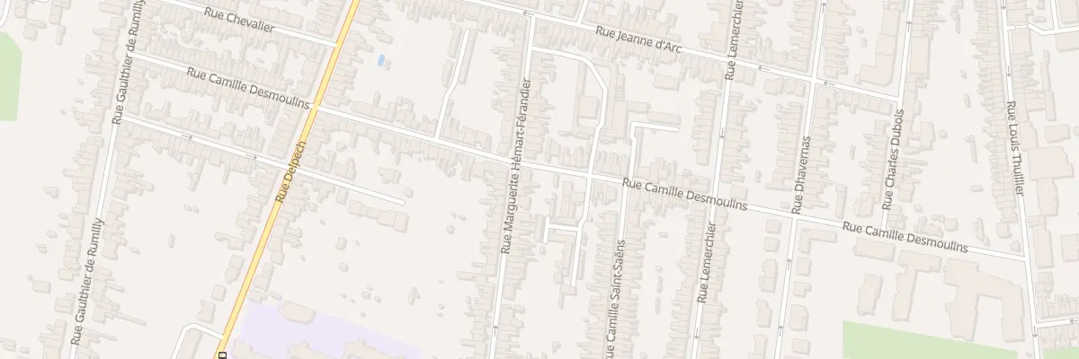 Plan du 41 Rue Margueri Hemart Ferandier à Amiens