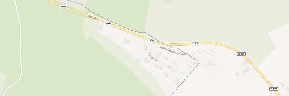 Plan du 6 Au Valadier à Valiergues