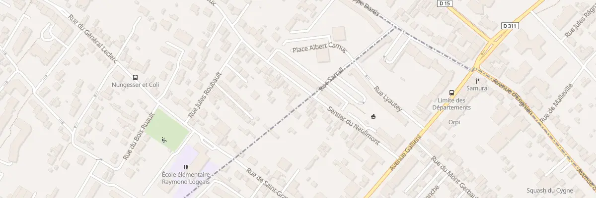 Plan du 76 Rue Lieutenant J Vigneux à Saint-Gratien