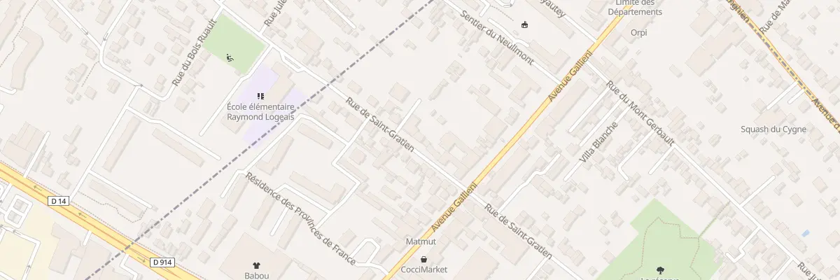 Plan du 122 Rue de Saint-Gratien à Épinay-sur-Seine