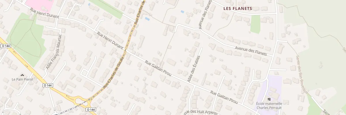 Plan du 10 Rue Gaëtan Pirou à Andilly