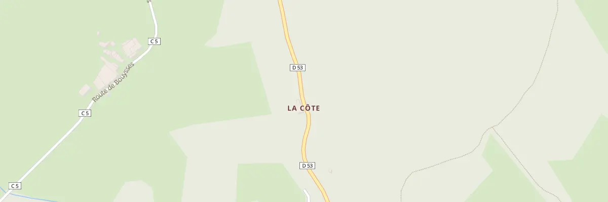 Plan du 1839 Rte de Rulhe à Bournazel
