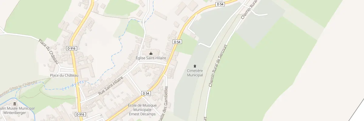 Plan du 50 Rue des Lombards à Frévent