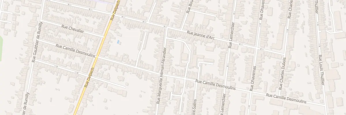 Plan du 23 Rue Margueri Hemart Ferandier à Amiens