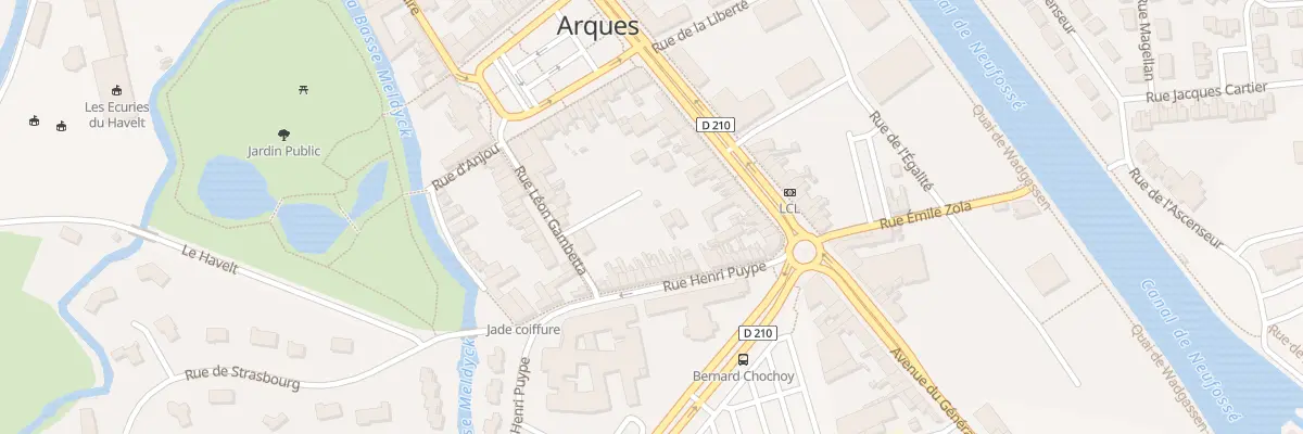 Plan du 18 Rue Henri Puype à Arques