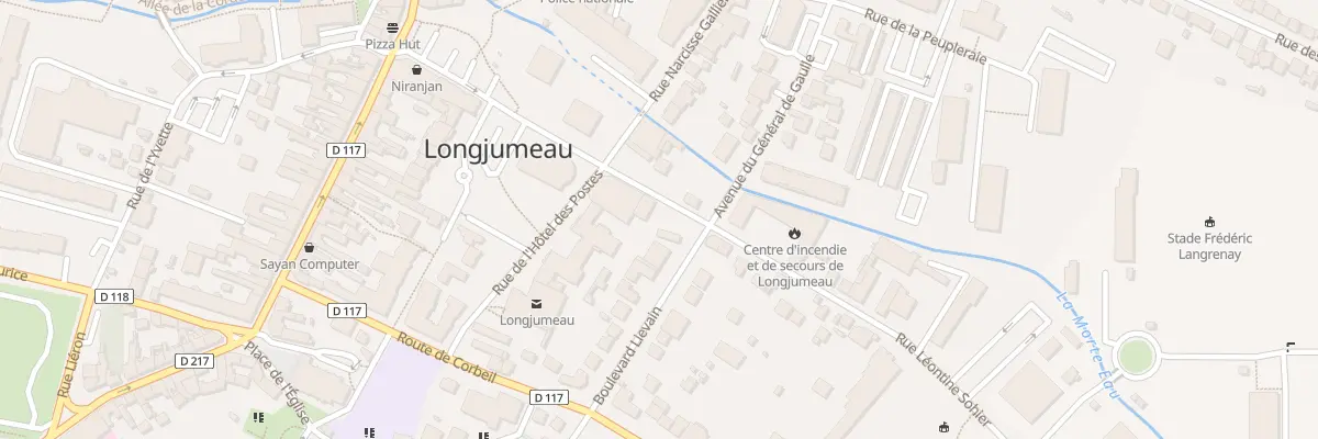 Plan du 10 Rue Léontine Sohier à Longjumeau