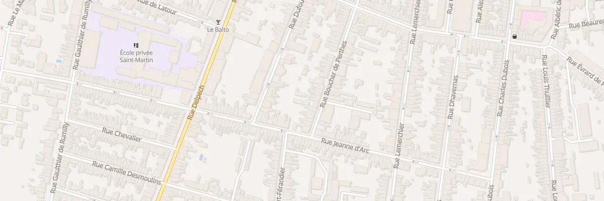 Plan du 78 Rue Boucher de Perthes à Amiens