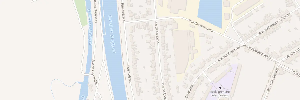 Plan du 82 Rue de Lorraine à Arques