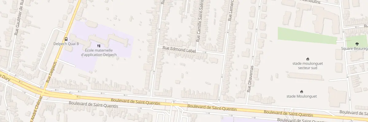Plan du 20 Rue Edmond Lebel à Amiens