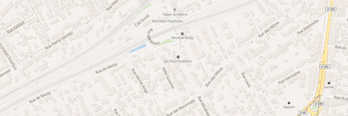 Plan du 26 Rue Mirabeau à Antony