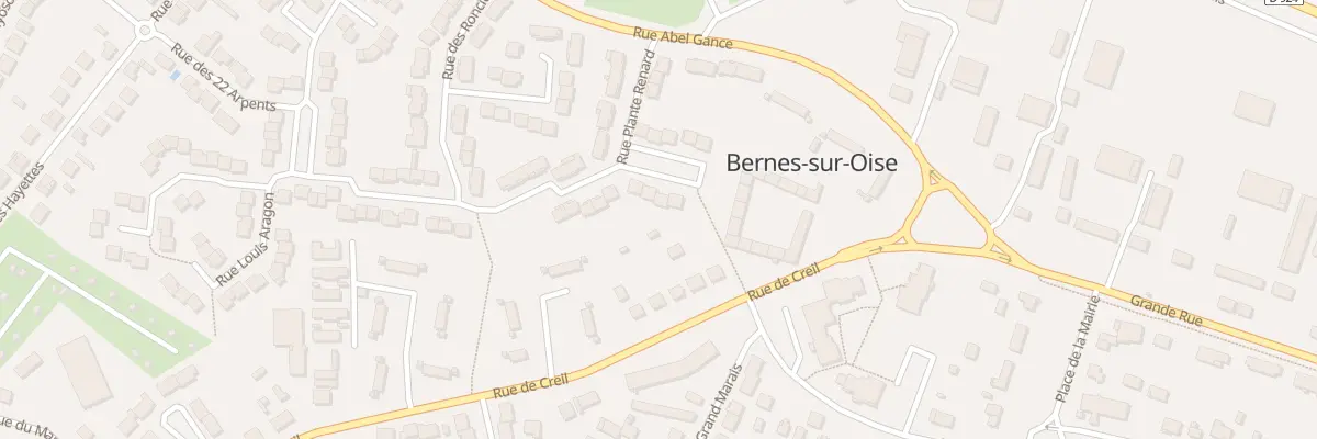 Plan du 6 Pl Jean Cocteau à Bernes-sur-Oise