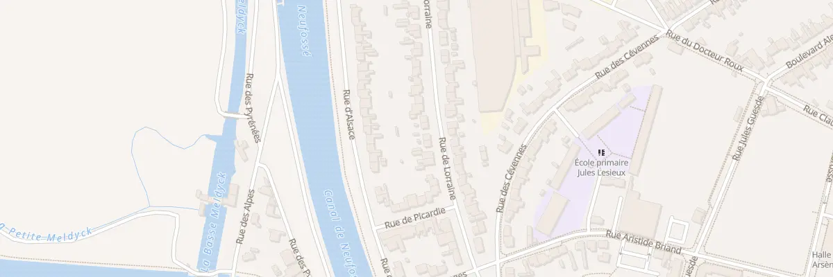 Plan du 102 Rue de Lorraine à Arques