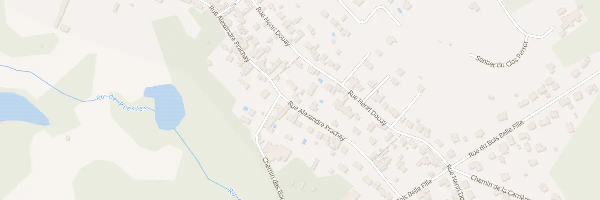 Plan du 54 Rue Alexandre Prachay à Presles