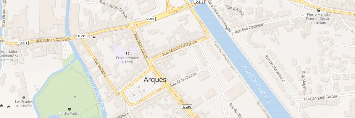 Plan du 14 Rue Marcel Delaplace à Arques
