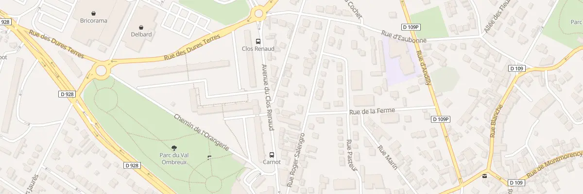Plan du 17 Rue Roger Salengro à Soisy-sous-Montmorency