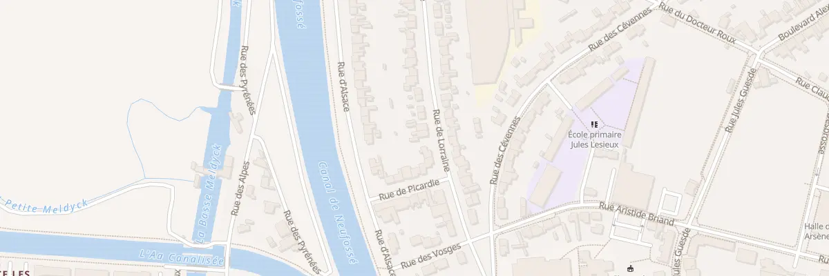 Plan du 108 Rue de Lorraine à Arques