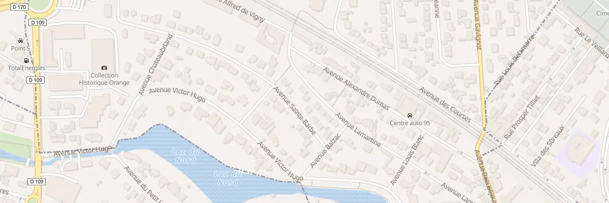 Plan du 8 Av Sainte-Barbe à Soisy-sous-Montmorency