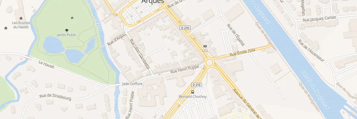 Plan du 16 Rue Henri Puype à Arques