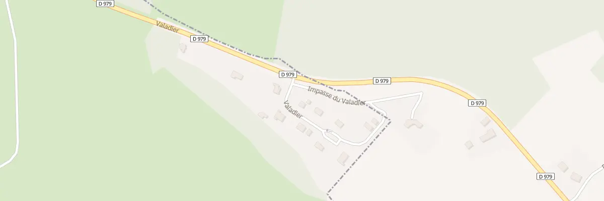 Plan du 3 Au Valadier à Valiergues