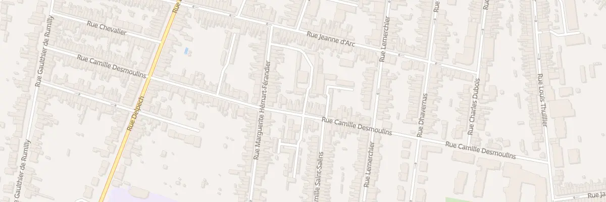 Plan du 101 Rue Camille Desmoulins à Amiens