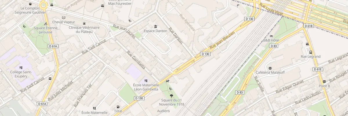 Plan du 4 Rue Jean Jaurès à Vanves