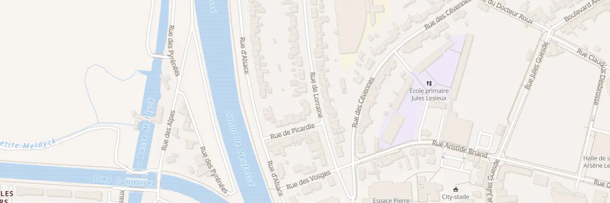 Plan du 110 Rue de Lorraine à Arques