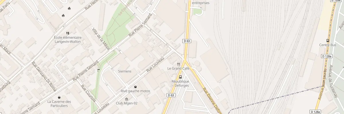 Plan du 54 Rue Etienne Deforges à Châtillon