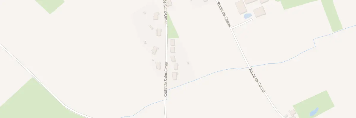 Plan du 375 Rte de St Omer à Merckeghem