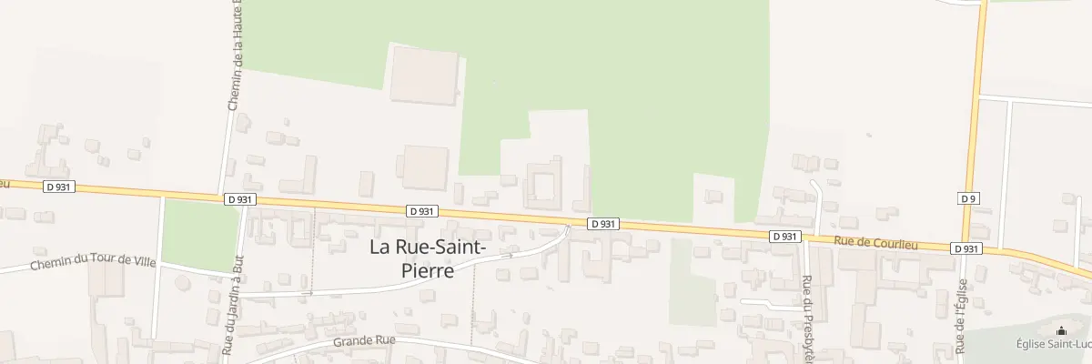Plan du 1500 Rue de Courlieu à La Rue-Saint-Pierre