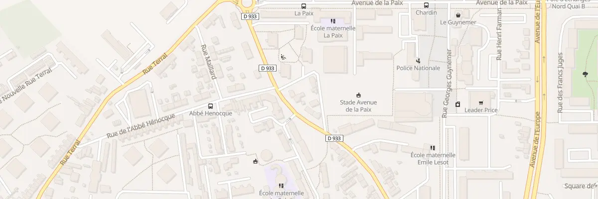 Plan du 204B Rue Franklin Roosevelt à Amiens
