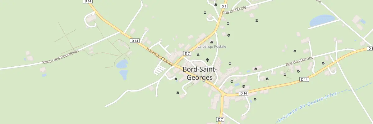 Plan du 2 Rte de Soumans à Bord-Saint-Georges