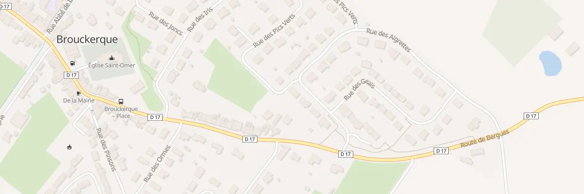 Plan du 7 Rue des Aigrettes à Brouckerque