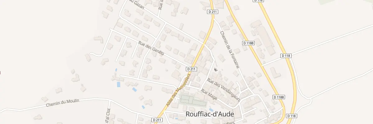 Plan du 4 Rue des Genêts à Rouffiac-d’Aude