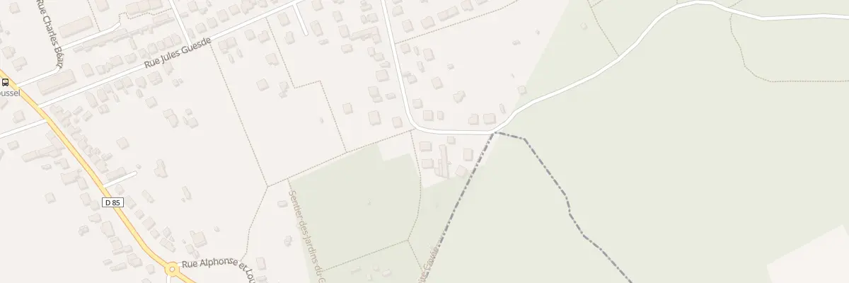 Plan du 86 Rue Daniele Casanova à Beaumont-sur-Oise