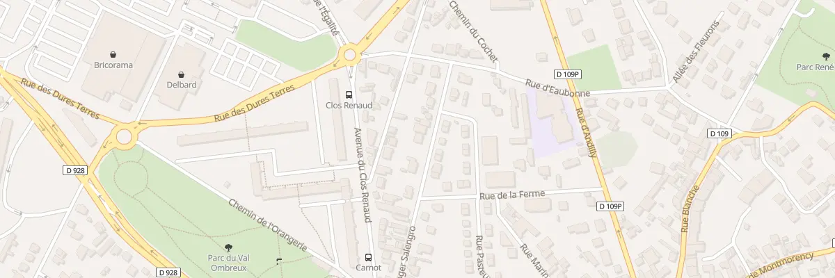 Plan du 25 Rue Roger Salengro à Soisy-sous-Montmorency