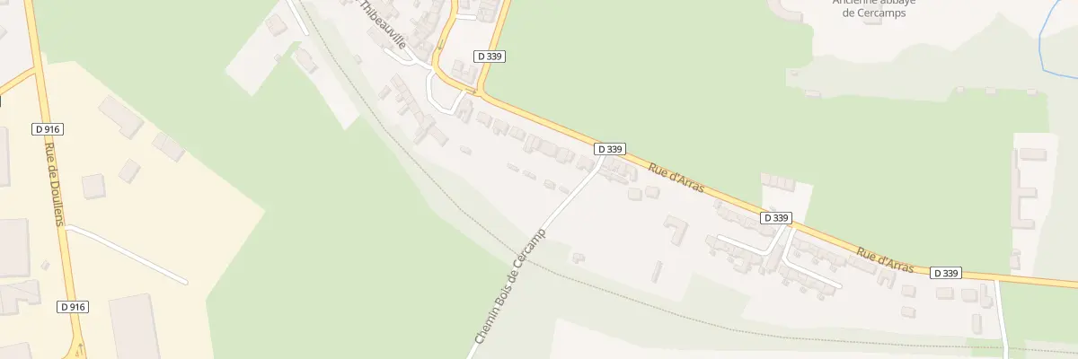 Plan du 20 Rue d’Arras à Frévent