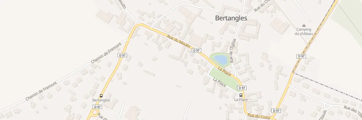 Plan du 9 Rue du Moulin à Bertangles