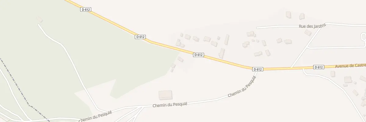 Plan du 13 Av de Castres à Valdurenque
