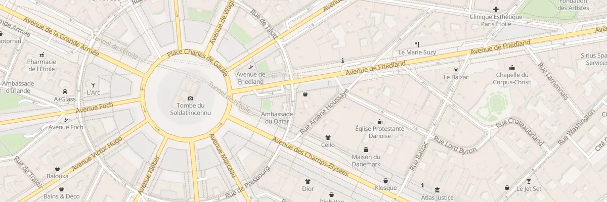 Plan du 47 Av de Friedland à Paris 8e Arrondissement